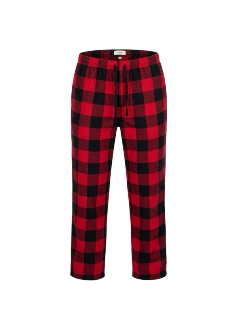 Sonoma Men's Flannel Pajama Pants Red Black Buffalo Plaid Lounge Bottoms Size S